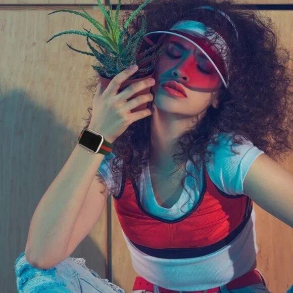 Apple Men/Women Soft Silicone Designer Sport Wristbands for Apple Watches - Picture 6 of 8